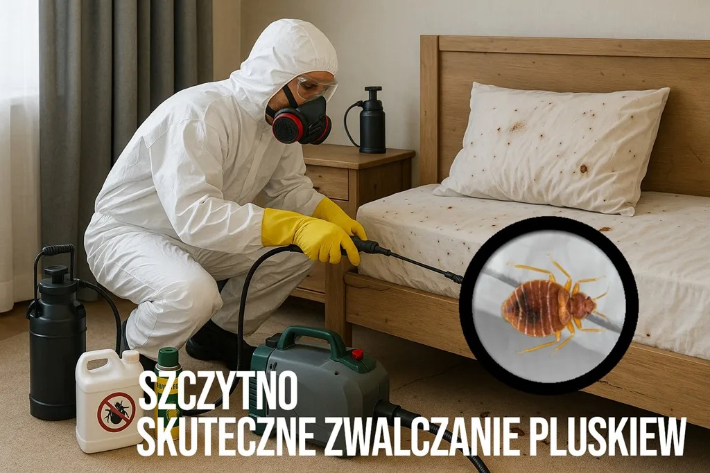 skuteczne zwalczanie pluskt szczytno