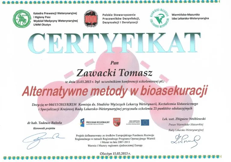 Alternatywne metody w bioasekuracji