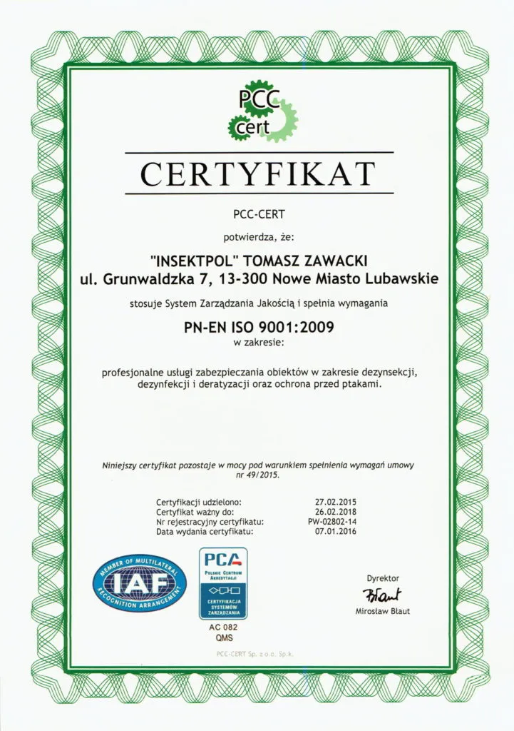 System Zarządzania Jakością PN-EN ISO 9001-2009