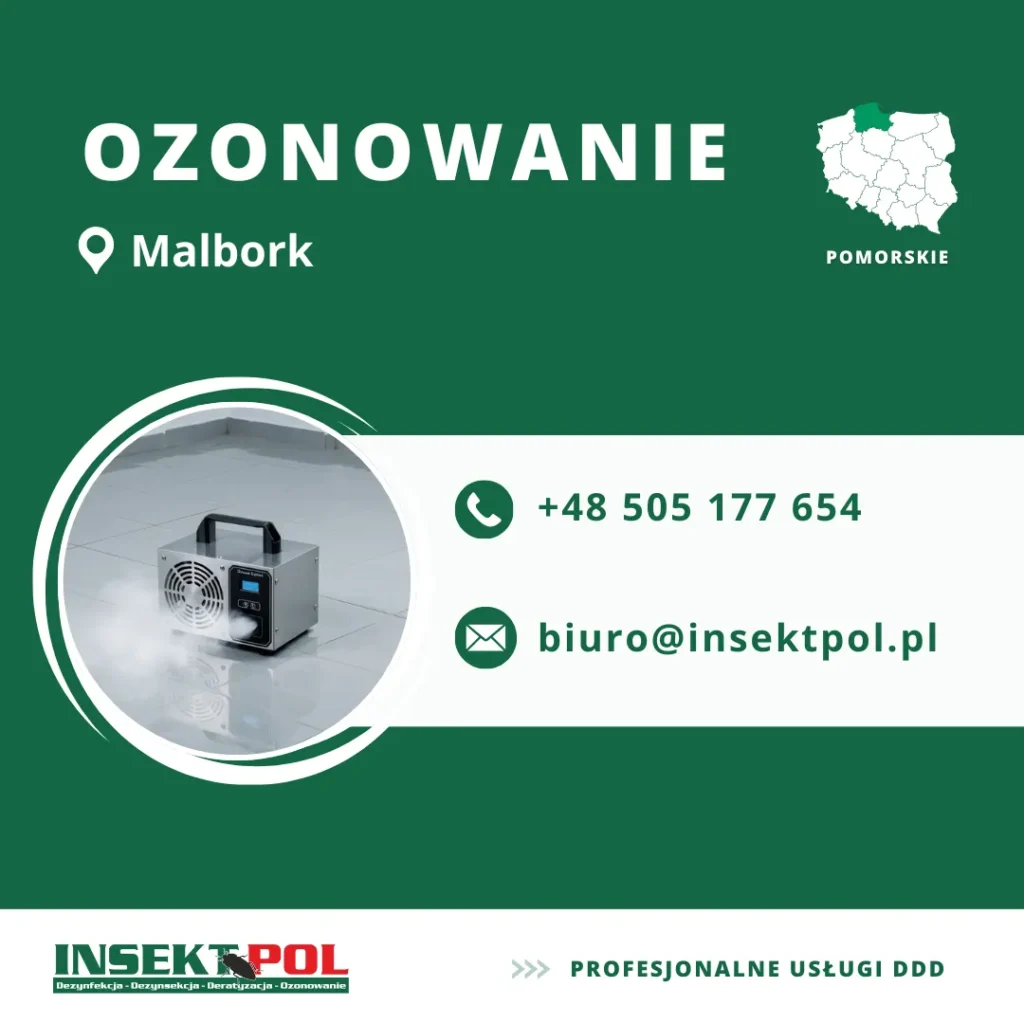 usługi ozonowania Malbork